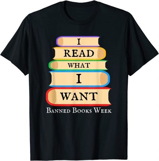 Funny Vintage I Read What I Want Funny Book Lovers' Apparel T-Shirt