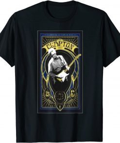2021 Vintage Erics Art Claptons Quotes Music Legend Live Forever T-Shirt