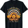 Official Rainbow I Teach The Cutest Pumpkins In The Patch Fall Season T-Shirt