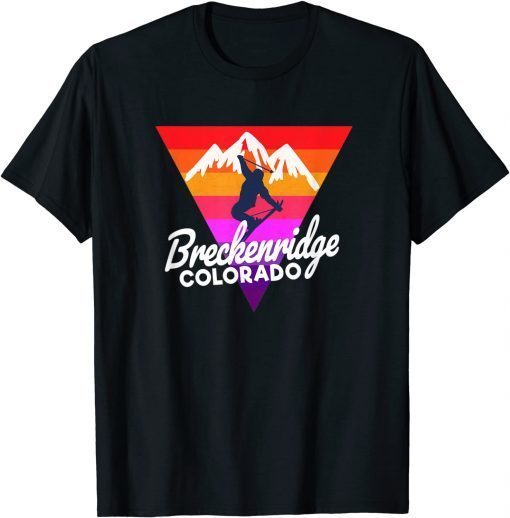 Classic Breckenridge Ski Jump Disco Nights Breckenridge Colorado T-Shirt