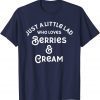 Just a little lad halloween costume berries and cream lover T-Shirt