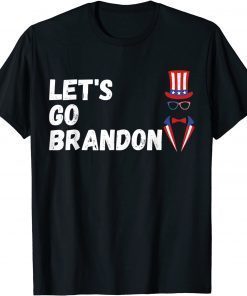 Lets Go Brandon Let's Go Brandon Funny American Flag T-Shirt