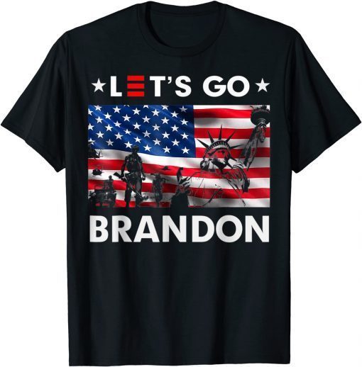 Statue of Liberty Let's Go Brandon T-Shirt