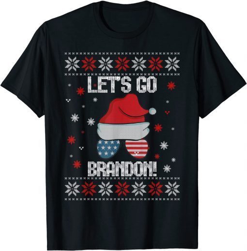 Let's Go Brandon Ugly Christmas Sweater Unisex Tee Shirt