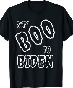 Classic Say Boo To Biden Halloween Costume Anti Biden Impeach 46 T-Shirt