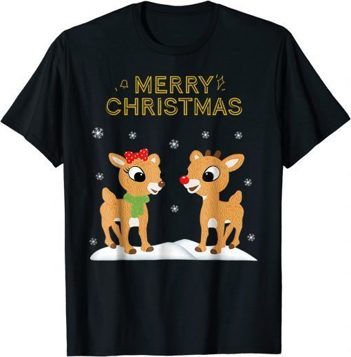 Rudolph and Clarice Christmas men women 2021 T-Shirt