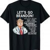 Fuck Biden Lets Go Brandon Let's Go Brandon Funny T-Shirt