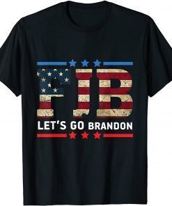 Let’s Go Brandon Conservative US Flag T-Shirt