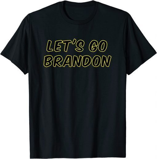 Let's Go Brandon Conservative Anti Liberal US Flag Tee Shirt