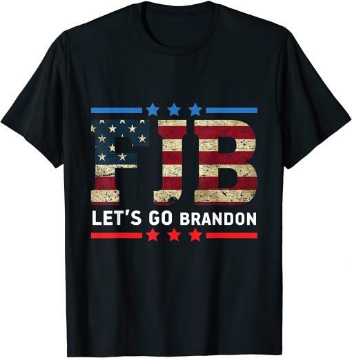 Let’s Go Brandon Conservative US Flag T-Shirt