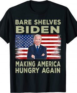 Classic Bare Shelves Biden Funny Meme 2021 Biden T-Shirt