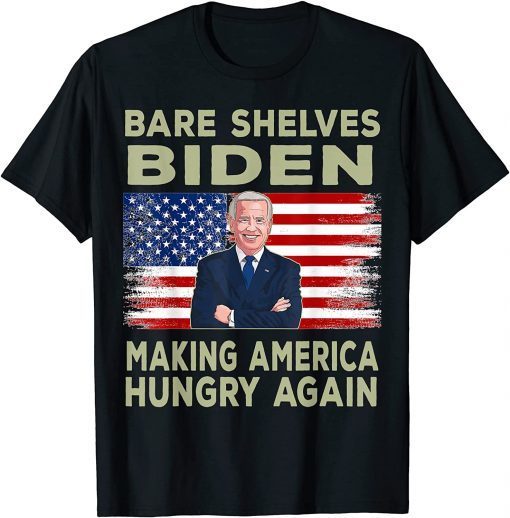 Classic Bare Shelves Biden Funny Meme 2021 Biden T-Shirt