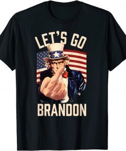 Funny Let's Go Brandon Uncle Sam Let's Go Brandon Chant T-Shirt