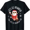 Official Lets Go Brandon Let's Go Brandon Christmas Eve Holiday Santa T-Shirt