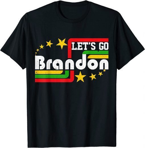 Funny Let’s Go Brandon Stars Anti Biden T-Shirt