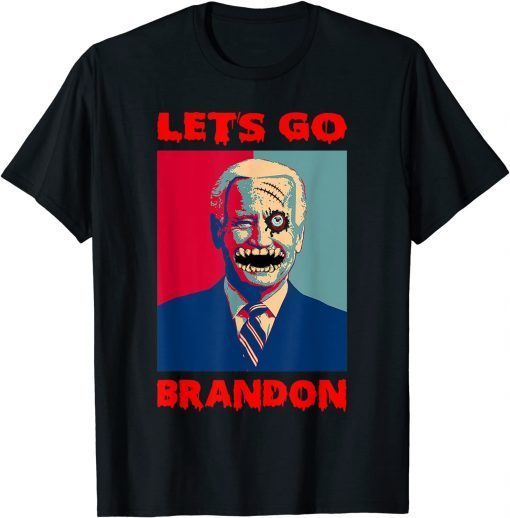 Let's Go Brandon Horror Funny For Halloween T-Shirt