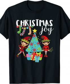2021 Christmas Joy Elves Gift Tee Shirts