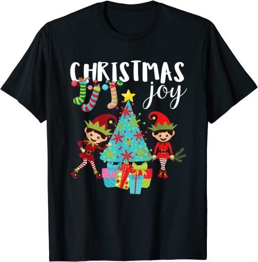 2021 Christmas Joy Elves Gift Tee Shirts