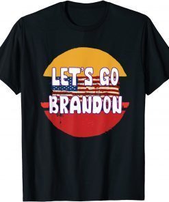 Let's go brandon funny let's go brandon USA flag tee T-Shirt