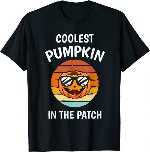 Official Coolest Pumpkin In The Patch Halloween T-Shirt