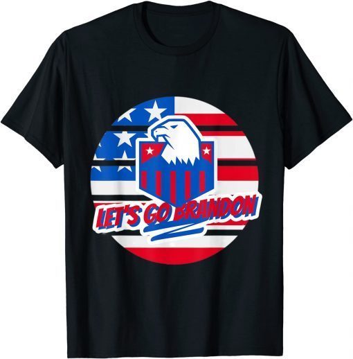 Official Let’s Go Brandon Conservative US Flag T-Shirt