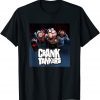 Classic Crank Yankers Elmer, Gladys, and Bobby with Stacked Logo T-Shirt