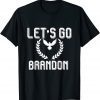 Vintage Let’s Go Brandon American Flag Eagle Anti Biden Political T-Shirt