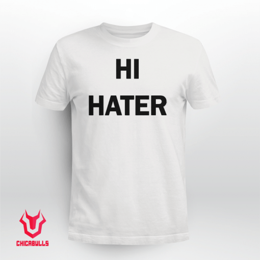 FUNNY HI HATER BYE HATER TEE SHIRTS