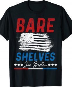 Official Bare Shelves Biden Funny Christmas Meme T-Shirt