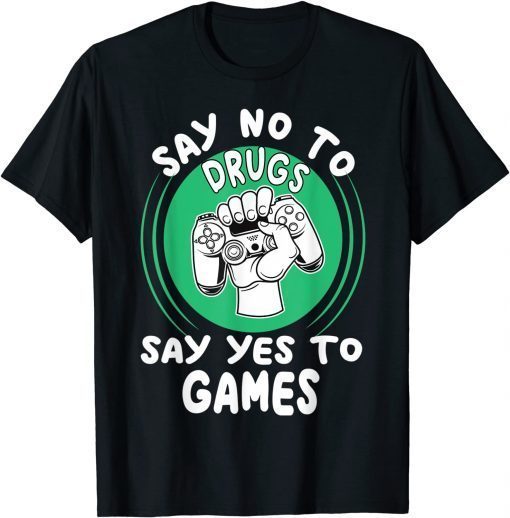 Red Ribbon Squad Week Say No To Say Yes To Video Games T-Shirt