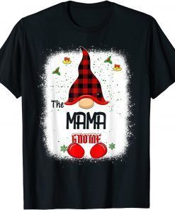 Bleached The Mama Gnome Matching Family Christmas Pajamas T-Shirt