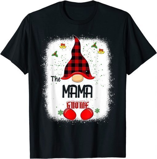 Bleached The Mama Gnome Matching Family Christmas Pajamas T-Shirt