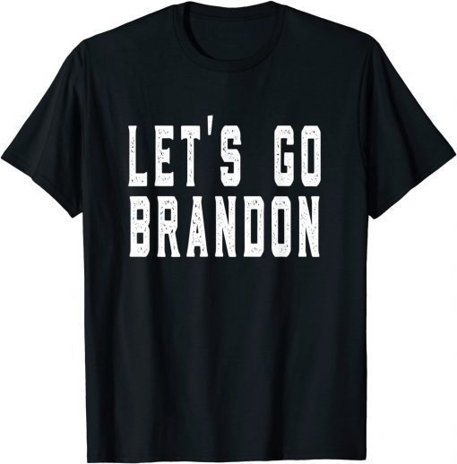 Official Mens Let's Go Brandon, Joe Biden Chant, Impeach Biden Costume T-Shirt