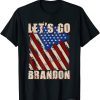 Official Let's Go Brandon Tee Conservative Anti Liberal US Flag T-Shirt