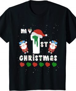Kids Kids First Christmas Baby Child 1st Xmas Idea T-Shirt