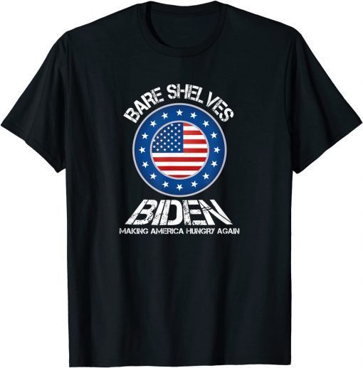 Bare Shelves Biden Funny Meme T-Shirt