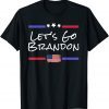 Official Let's Go Brandon Conservative Anti Liberal US Flag 2021 T-Shirt