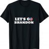 T-Shirt Let's Go Brandon USA Republican Anti Joe Patriot Car Racing