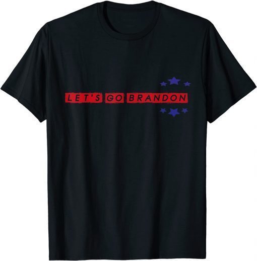 Funny sarcastic Let's go BRANDON FJB Biden 2021 T-Shirt