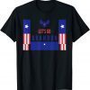 Let's Go Brandon Tee US Flag Retro Vintage T-Shirt