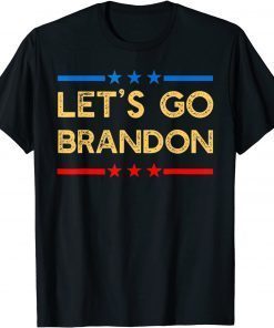 Classic Let’S Go Brandon Conservative US Flag Gift Shirt T-Shirt