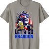 Trump Drinking Beer Let's Go Brandon Conservative T-Shirt