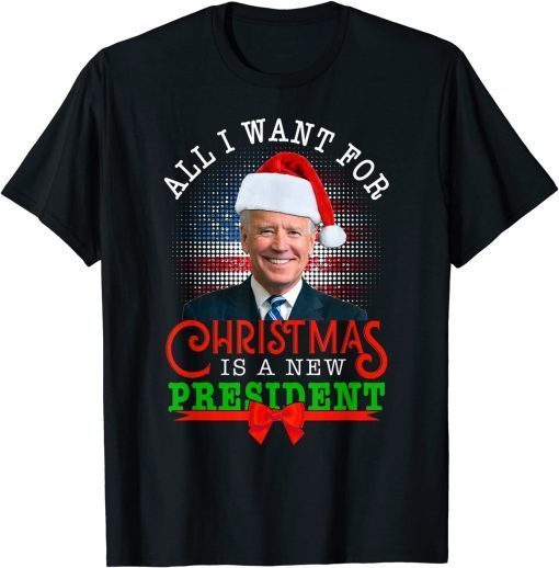 Funny Trump Christmas Anti Biden 2020 Voter Men Women Meme T-Shirt