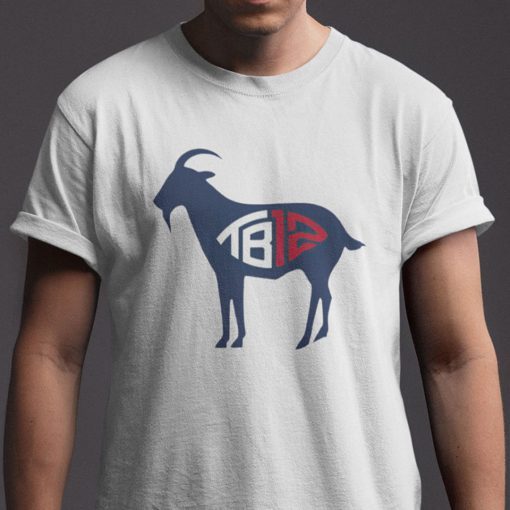 Tom Brady Goat, TB12 Goat Football Tee Shirt