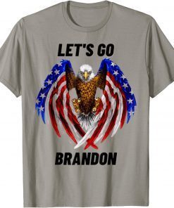 Let’s Go Brandon Conservative US Flag Gift Tee Shirt