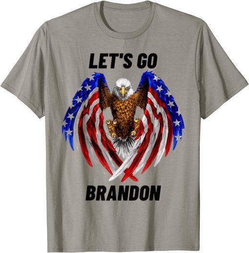 Let’s Go Brandon Conservative US Flag Gift Tee Shirt