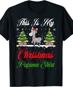 Official Xmas Lighting This Is My Donkey Christmas Pajama T-Shirt