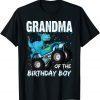 Grandma Of The Birthday Boy - TRex Dinosaur Monster Truck T-Shirt