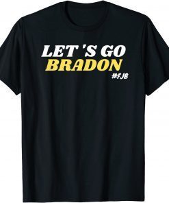 Official Let's Go Brandon American Flag Retro Vintage T-Shirt