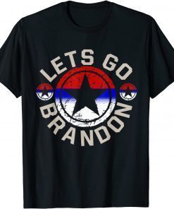 FJB Let's Go Brandon Conservative Anti Liberal US Flag Unisex TShirts